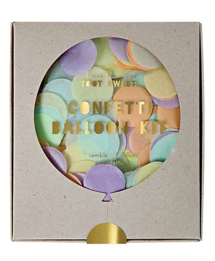 Meri Meri  Pastel Confetti Balloon Kit Pack of 8 - 18 Inches