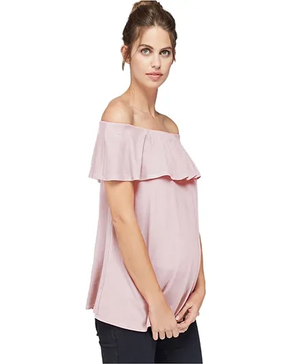Mums & Bumps - Isabella Oliver Maternity Top - Pink