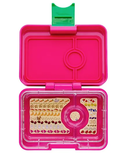 Yumbox Cherie Mini Snack 3 Compartment Lunchbox - Pink