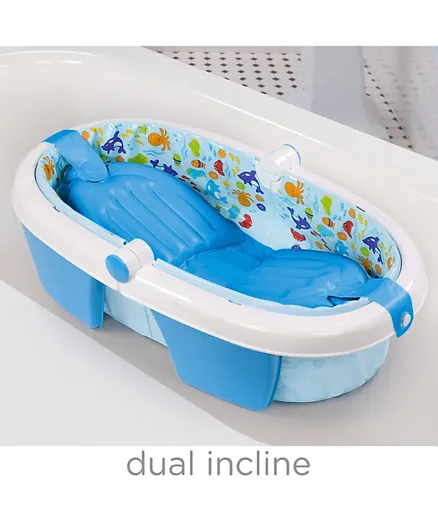 Summer Infant Fold Away Baby Bath - Blue