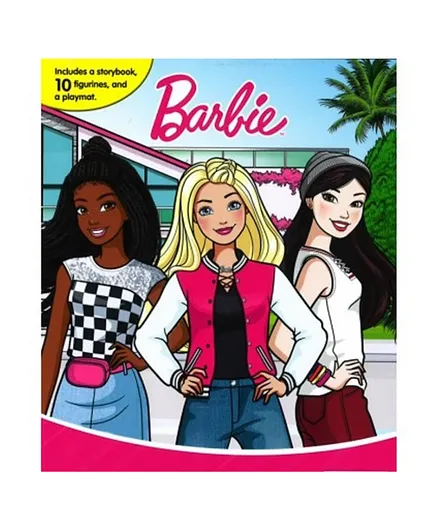 Phidal Mattel Barbie My Busy Book - English