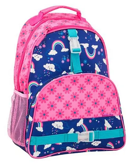 Stephen Joseph Rainbow All Over Print Backpack - 16 Inches