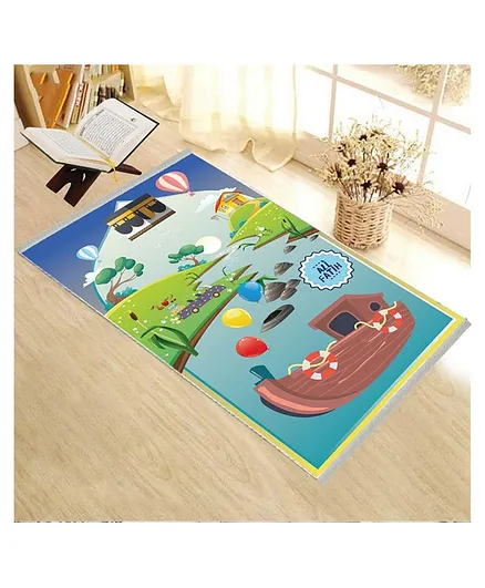 Estela Kids Prayer Mat - Blue