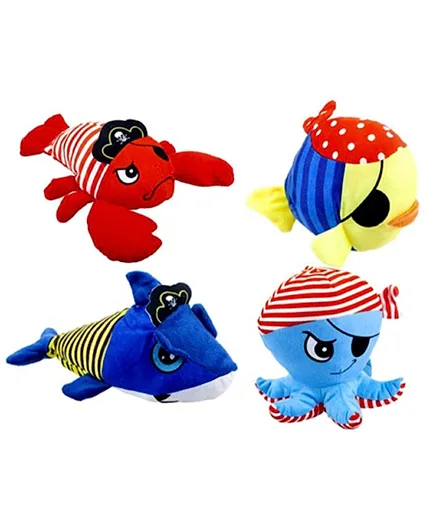 PMS Pirate Sea Life Plush Pack of 1 - Assorted Colors