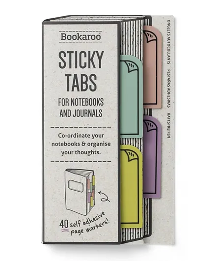 IF Bookaroo Sticky Tabs Pastel - 40 Pieces