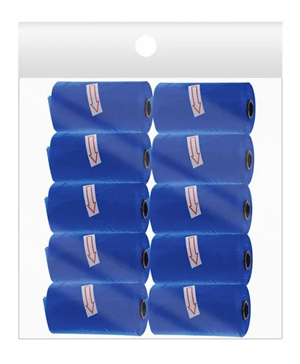 A to Z Disposable Scented Bag Navy Blue Pack of 10 - 150 Pieces