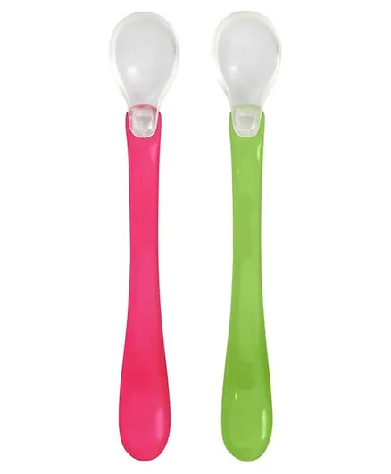 Green Sprouts Feeding Spoons Pack of 2 - Pink Set