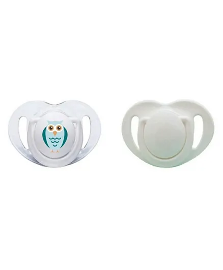 Mamajoo Orthodontic Silicone Pacifier White - Pack of 2