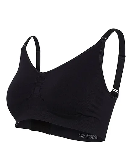 Carriwell Original Maternity & Nursing Bra - Black