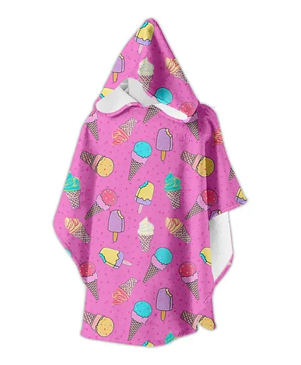 Slipstop Glace Poncho Towel - Pink