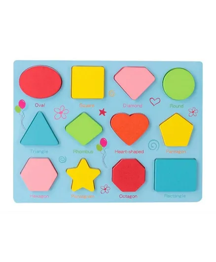 Factory Price Emma Wooden Pegged Montessori - Shapes