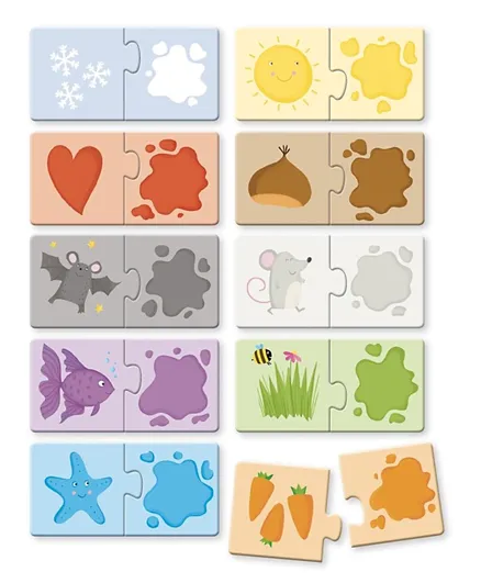 Sassi Colours Puzzle 2 Multicolour - 20 Pieces