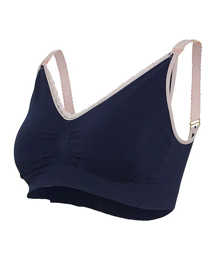 Carriwell V Neck Maternity & Nursing Bra - Blue