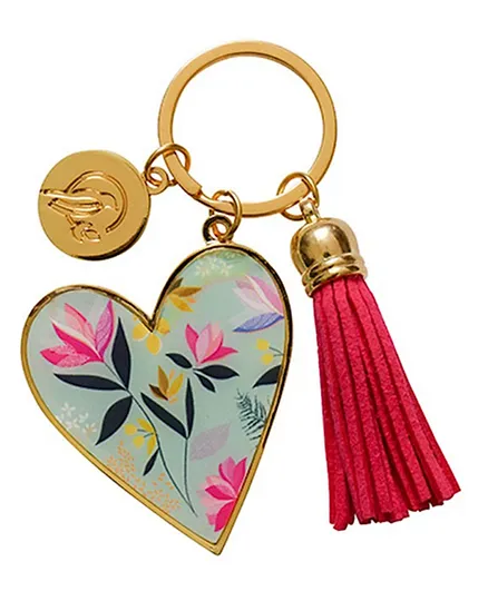 سارة ميلر ميدالية مفاتيح معدنية - قلب