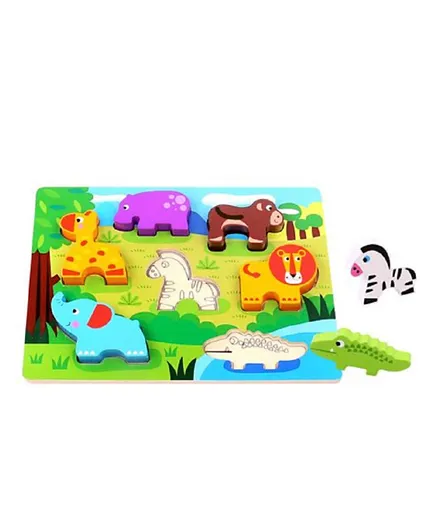 Tooky Toy Animal Puzzle - 8 Pieces