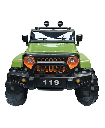 Battery Operated Ride On Jeep - Green