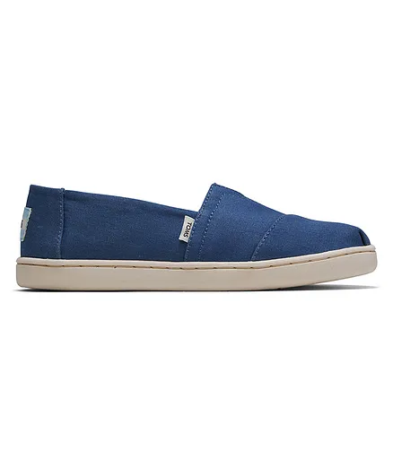 Toms Slip On Canvas Youth Classics - Plant Dye Indigo