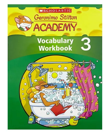 Scholastic Geronimo Stilton Academy Vocabulary Workbook Level 3 Paperback- 64 Pages