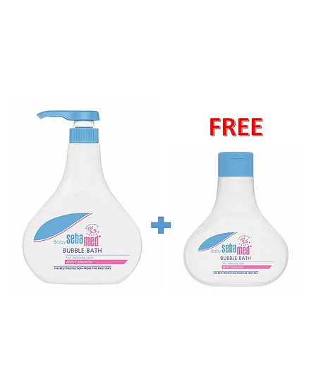 Sebamed Baby Bubble Bath 500ml + Baby Bubble Bath 200ml (Free)