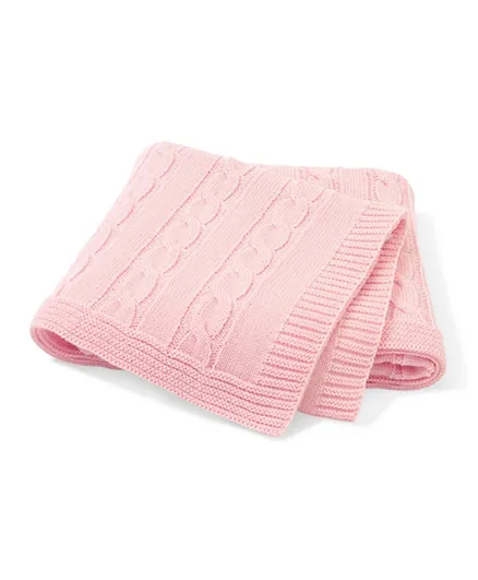 Star Babies Knitted Blanket - Pink