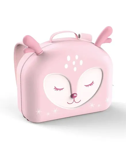 حقيبة ظهر فيونا الجذابة من فاكتوري برايس بتصميم الثعلب الوردي - 11 إنش