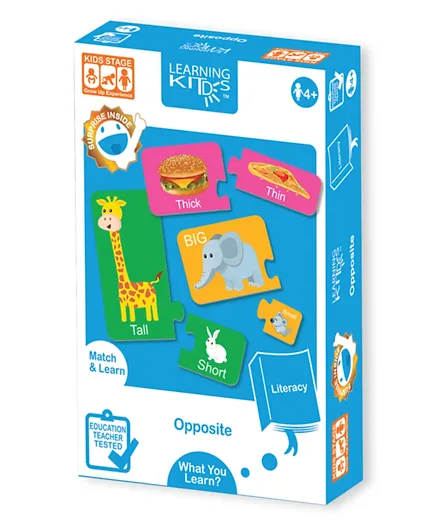 Learning KitDS Opposite Puzzle Set 6 Pieces - Multicolor