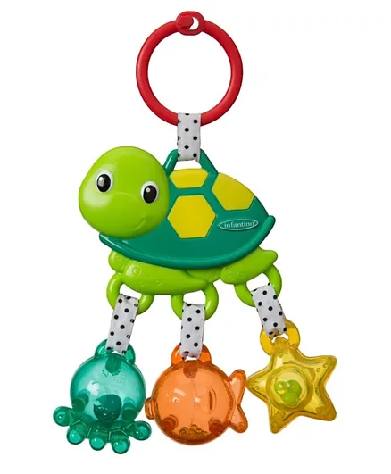Infantino Jingle Sea Charms Turtle - Multicolour
