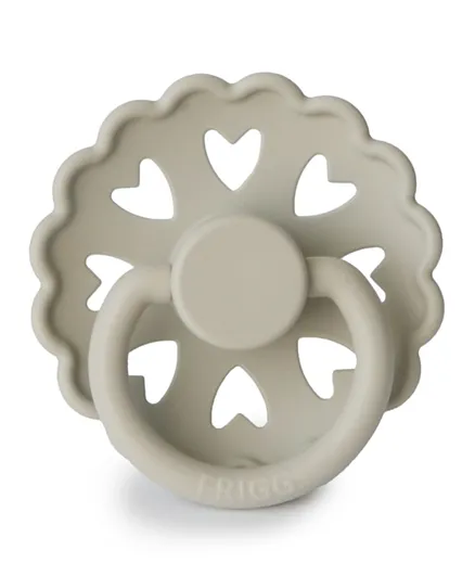 FRIGG Fairytale Silicone Baby Pacifier Willow Grey - Size 1