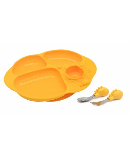 Marcus and Marcus Yellow Toddler Dining Set Pack of 3 - Lola