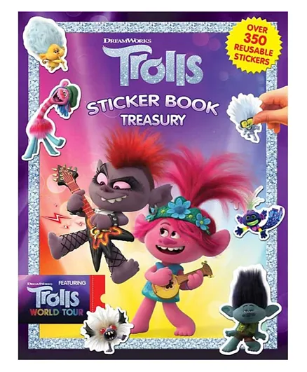 Phidal Dreamworks Trolls Sticker Book Treasuries - Multicolour
