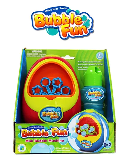 Bubble Fun Mini Machine 4oz - Multi Color