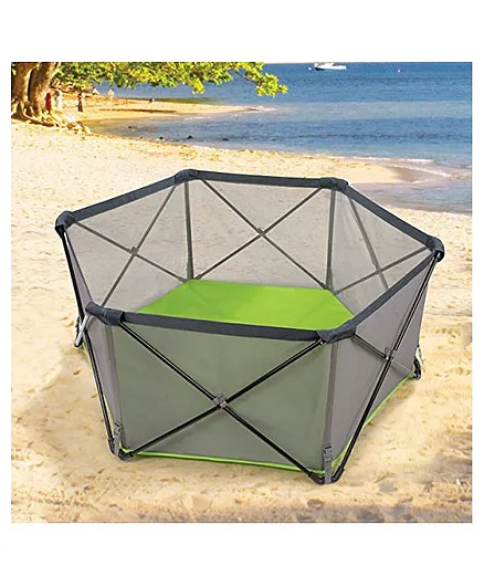 Summer Infants Pop N Play Portable Playard - Black Green