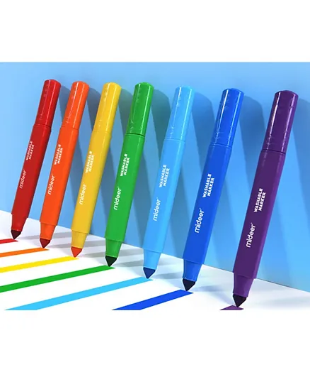 أقلام ماركر قابلة للغسل من ميدير - 24 لون