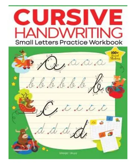 Cursive Handwriting Small Letters Practice Workbook - English