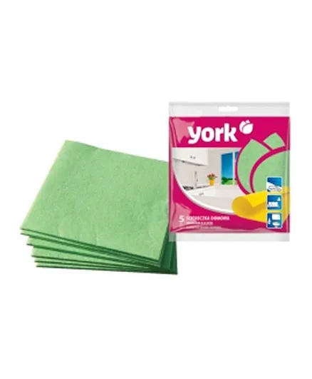 York Household Cleaning Cloth - 5 Pieces