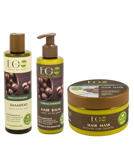 EO Laboratorie natural & organic Hair growth Set Shampoo Conditioner & Hair mask 250ml+200ml+250ml - 825g