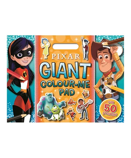 Pixar Giant Colour Me Pad - 64 Pages