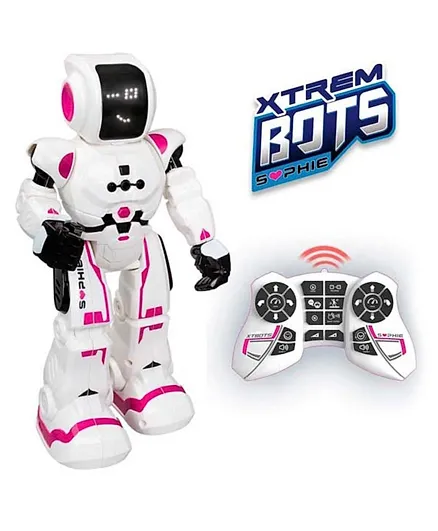 Xtreme Bots RC Sophie Bot - White and Pink