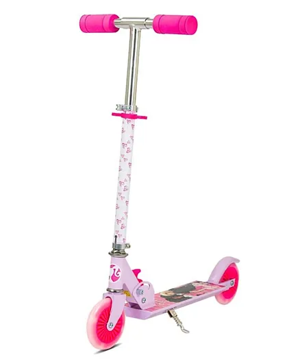 Spartan Barbie 2-Wheel Folding Scooter - Multicolor