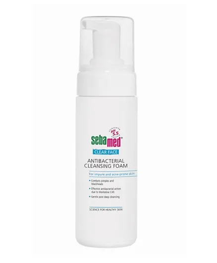Sebamed Clear Face Anti Bacterial Cleansing Foam - 150mL