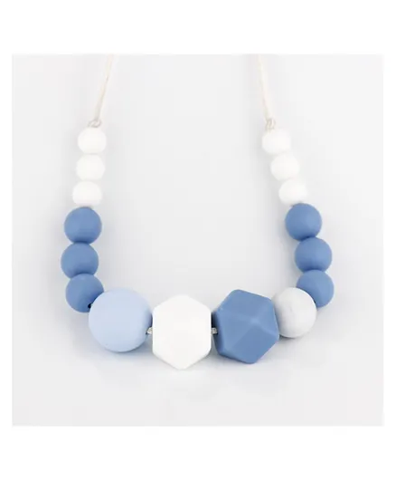 Desert Chomps Nova Silicone Teething Necklace - Blue