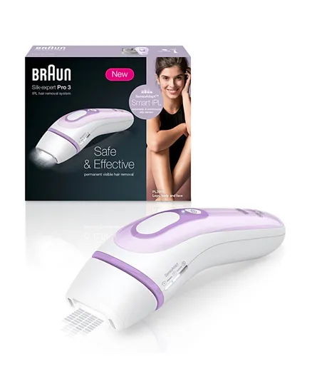 Braun Pro Silk Expert Generation Permanent Hair Removal Kit with Pouch - Pack of 4