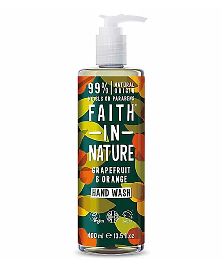 Faith in Nature Hand Wash Grapefruit & Orange - 400mL