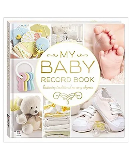Hinkler Books Baby Record Book Yellow - English