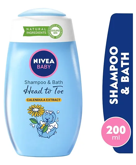 Nivea Baby Shampoo & Bath Head To Toe - 200 ml