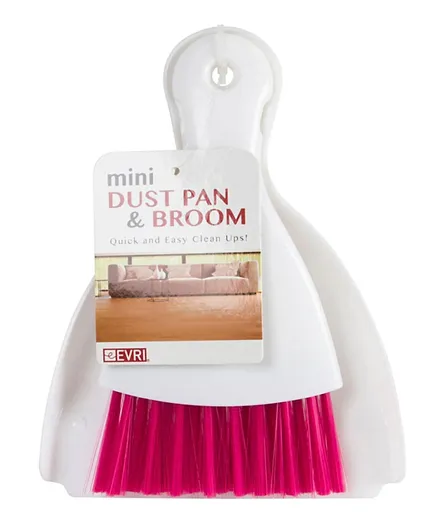 Evriholder Mini Dust Pan and Broom