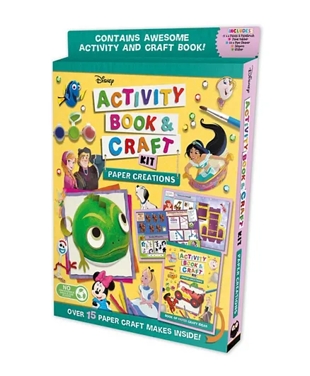 Disney: Activity Book & Craft Kit Paper Creations - English