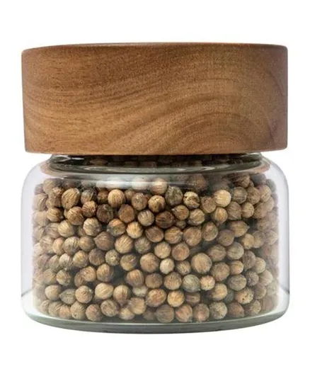 Little Storage Acacia Wood Glass Jar - 100mL