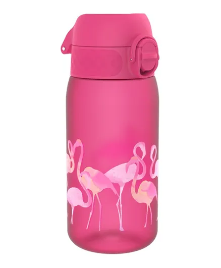 Ion8 Pod Leak Proof BPA Free Kids Water Bottle Flamingos - 350mL