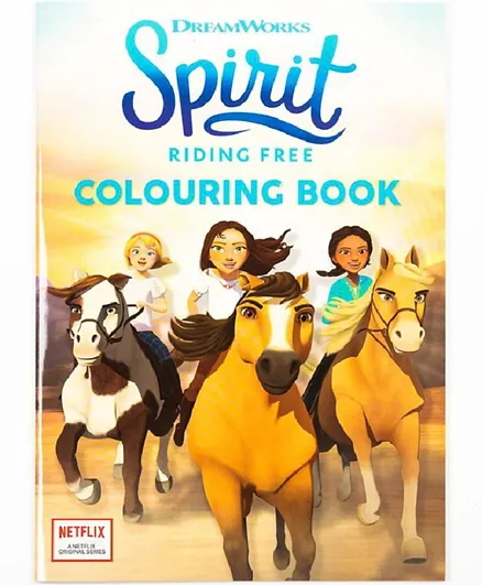 Alligator Books Spirit Riding Free Colouring Book - 32 Pages